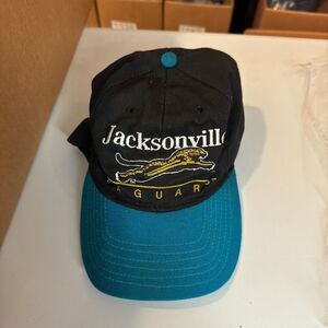Jacksonville Jaguars Hat NFL Football Snapback East Port Made in USA Banned Logo
